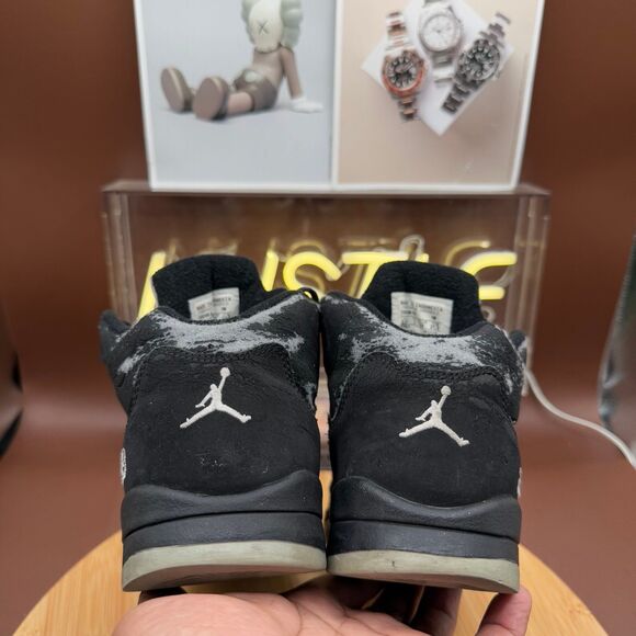 Nike Air Jordan 5 Retro (2006) Black Metallic (PS) Size 2.5Y - Picture 9 of 11